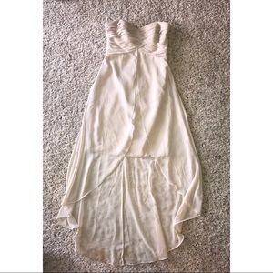 David’s Bridal strapless dress